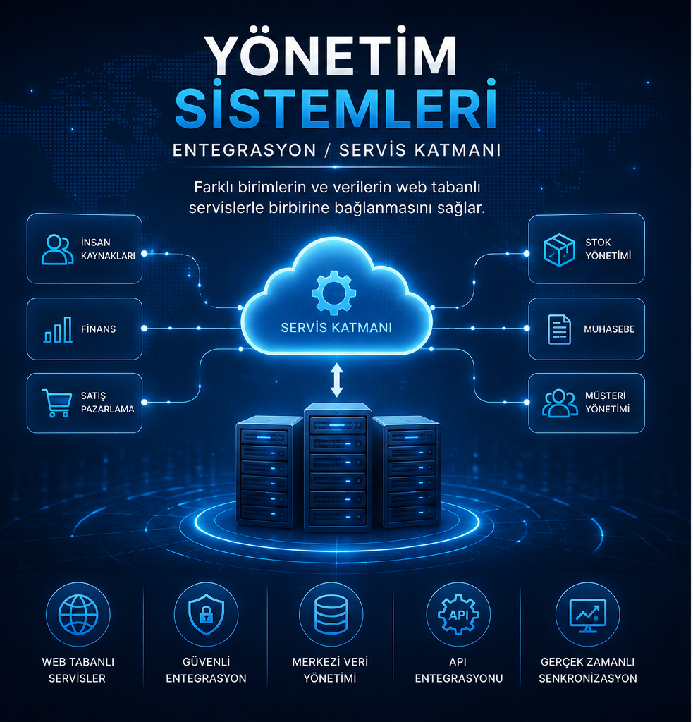 Yönetim ve Entegrasyon Servisleri, Kurumsal Ticari Yazılımlar
